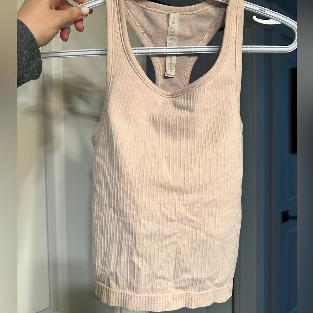 Lululemon ebb to street scoop neck crop